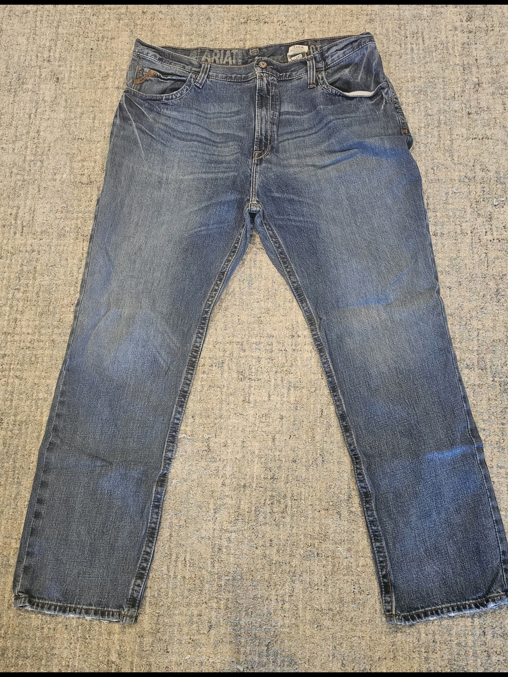 Ariat Men’s Faded Blue Boot Jeans